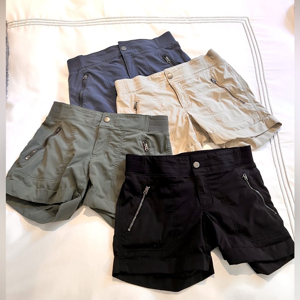 Athleta Trekkie North Shorts (Lot of 4) Size 4